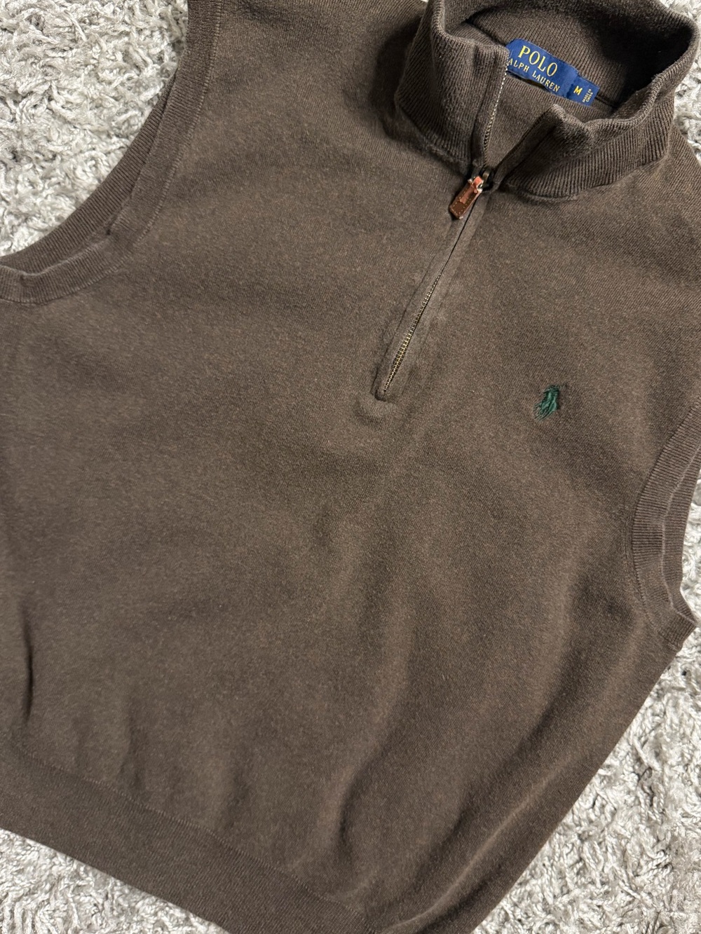 Polo Ralph Lauren Quarter Zip Sweater Vest